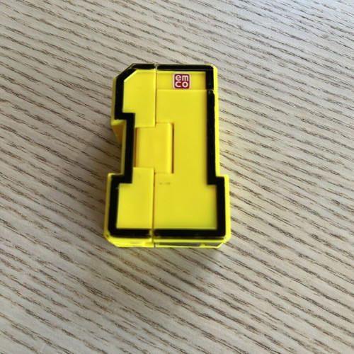 Pocket Morphers set of 9 numbers transforming into vehicles, like new
