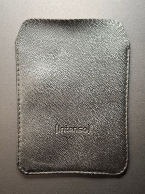 Intenso 2.5" hard drive protective case like new, black