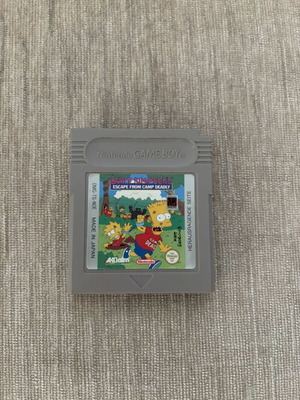 Bart Simpson’s Escape from the Camp Deadly Nintendo Game Boy used