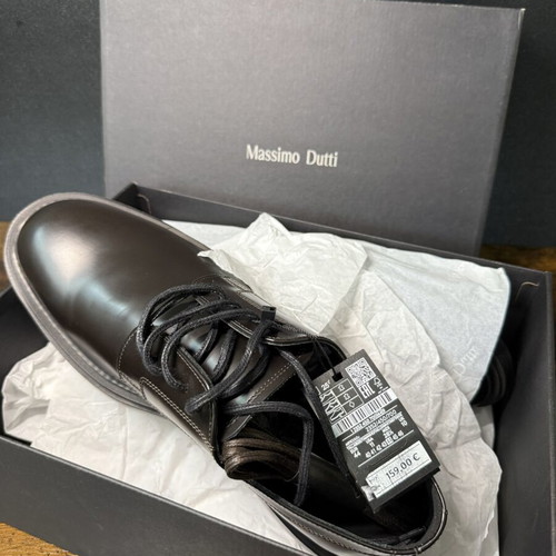 Massimo Dutti Derby shoes, size 44, brown
