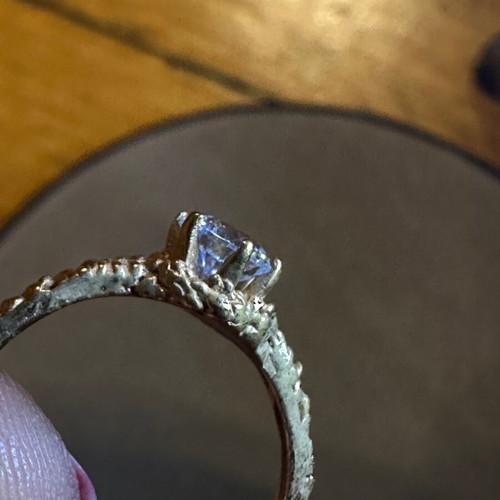 Monopetro ring like new, gold plated FO