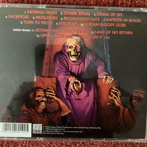 Death Scream Bloody Gore Remastered CD like new with 4 bonus tracks