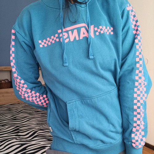 Vans sweatshirt like new, blue and pink, size S