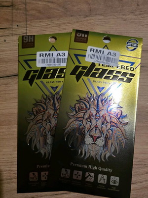 Tempered Glass for Redmi A3 and Compatible Models, New, Pack of 2