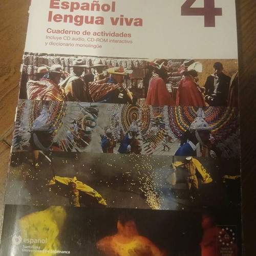 Spanish learning books used, Espanol language viva no 4 set of 2