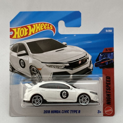 2018 Honda Civic Type R white Hot Wheels Nightspeed toy car