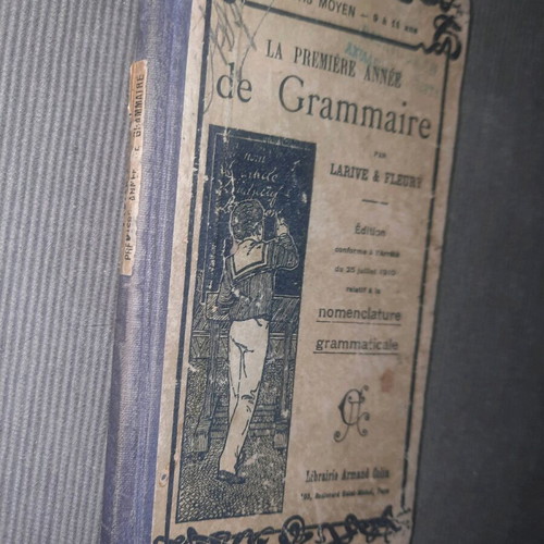 Rare book La Premiere Annee de Grammaire Larive Fleury 1917 used