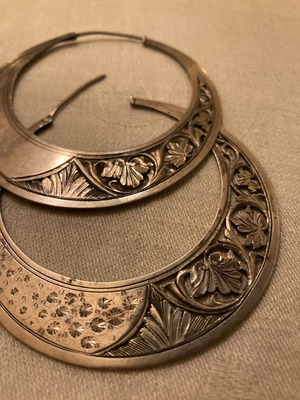 Vintage handmade earrings new, unique