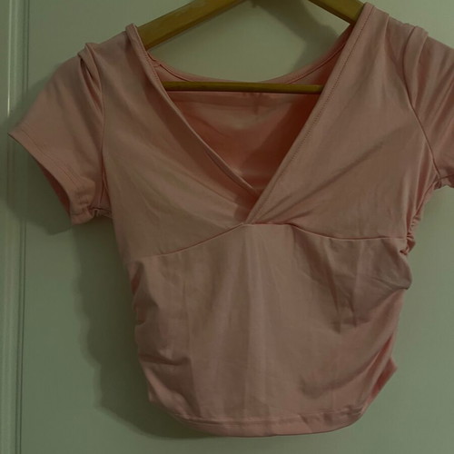Shein pink top like new, elastic, size S