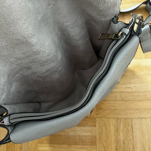 Messenger bag used, grey