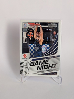 Georgios Papagiannis Game Night insert Contenders Euroleague 2025-26 καινούργιο