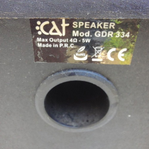 Stereo speakers used, functional