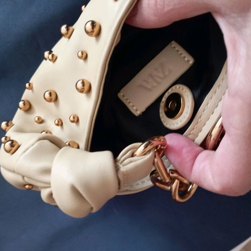 Zara evening bag like new, beige