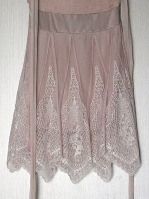 Pink dress with corset design, XS