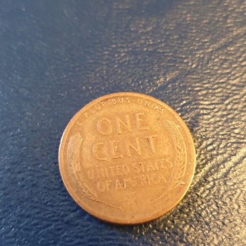Lincoln cent 1918 used, no motto, WW1 start