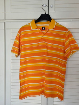 Le Coq Sportif short-sleeve shirt Large used, multicolor