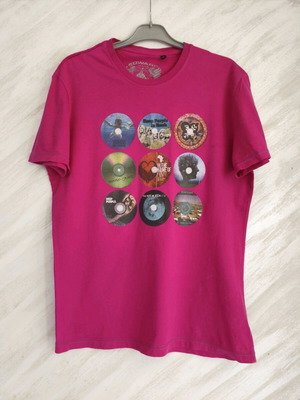Edward Jeans short-sleeve t-shirt fuchsia, size medium, like new