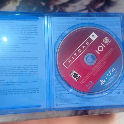 Hitman 2 PS4 game slightly used