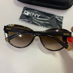DKNY sunglasses like new, tortoise shell