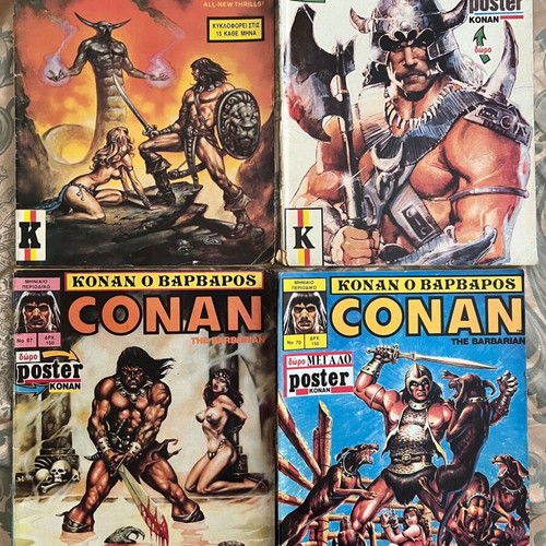 Conan the Barbarian comics used, pack of 23, Greek