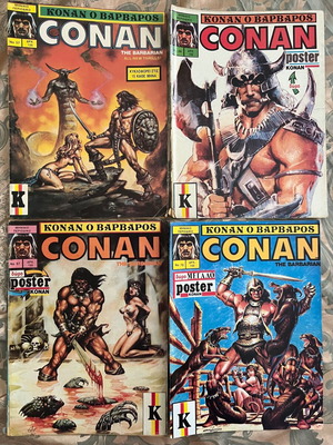 Conan the Barbarian comics used, pack of 23, Greek