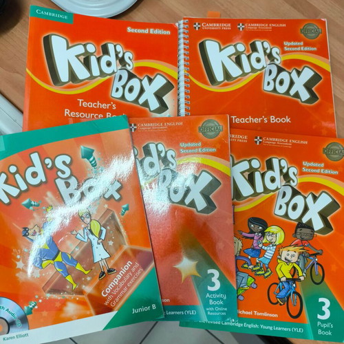 Kid's Box Junior B set new, Cambridge editions
