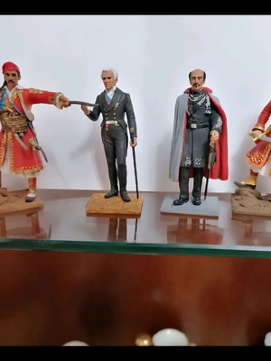 Ήρωες του 1821 μολυβένια στρατιωτάκια καινούργια, ύψος 7 εκατοστά