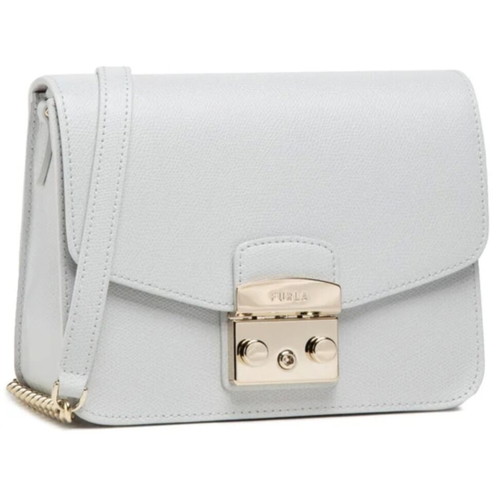 Furla Metropolis shoulder bag like new, blue turquoise leather
