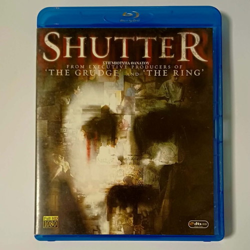 Shutter Blu-Ray used with Greek subtitles, thriller horror