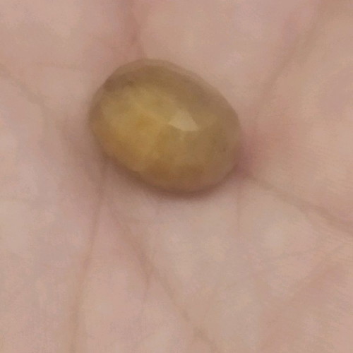 Yellow Beryl 16.05 ct new with certificate of authenticity