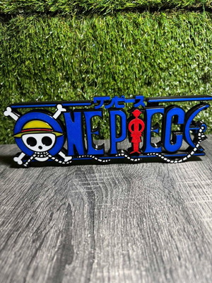 One Piece decorative logo new 3d print