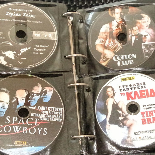 Συλλογή παλιών ένθετων DVD σαν καινούργια σε τρεις συλλεκτικές θήκες