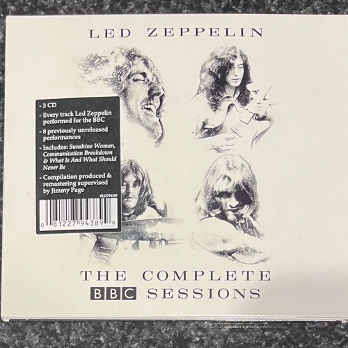 Led Zeppelin The Complete BBC Sessions 3CD like new, rock