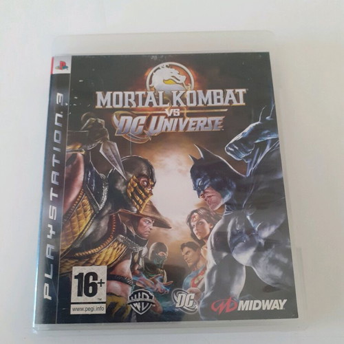 Mortal Kombat Vs DC Universe PlayStation 3 used, case and instruction booklet