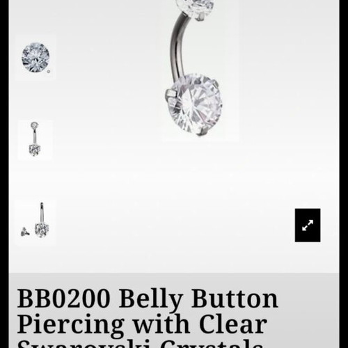 Belly Ring New Stainless Steel Silver