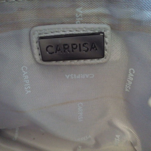Carpisa wrist bag like new, grey-beige with decoration