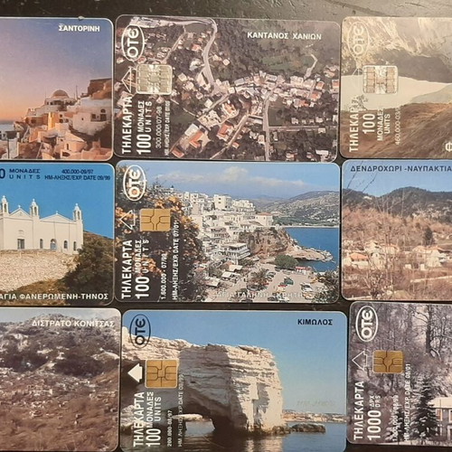 Collectible telecards pack of 18, like new