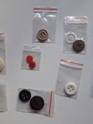 Buttons new, pack of 11 pieces