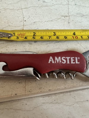 Amstel vintage promotional multi-tool bottle opener