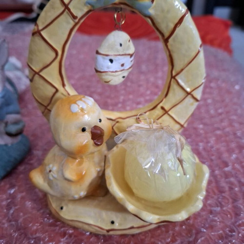 Vintage Easter figurines used, pack of 6 pieces