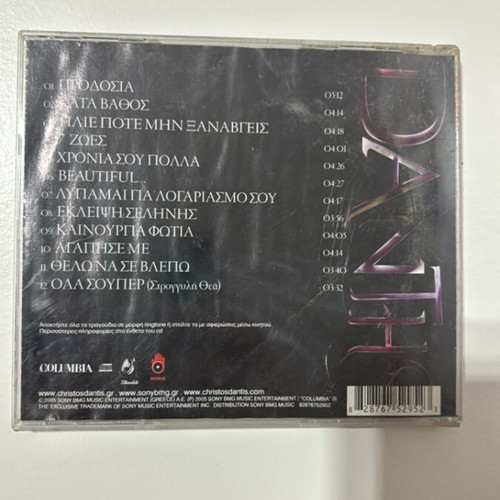 Christos Danthis Katavathos CD used