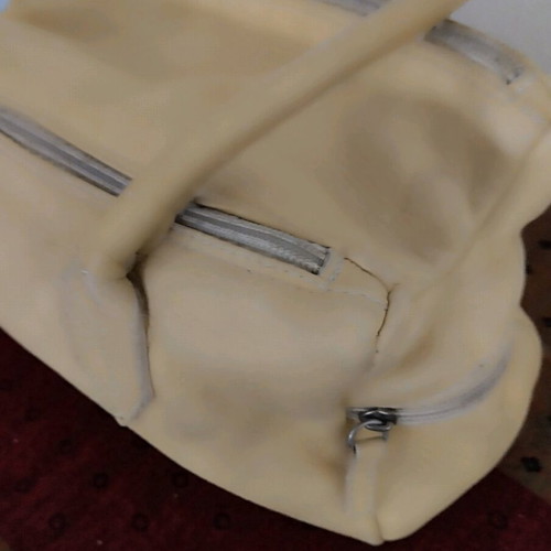 Leather summer shoulder bag like new