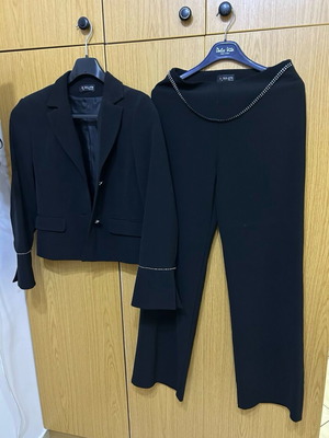 Black Absolut evening suit set like new