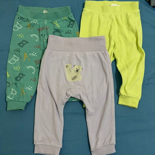 Cotton baby pants 3-pack 12 months like new