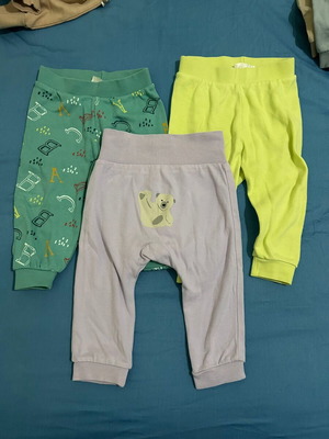 Cotton baby pants 3-pack 12 months like new