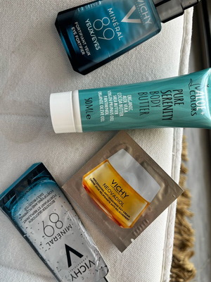 Body Butter Mini with Aloe and 3 Vichy Samples new