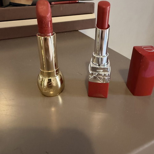 Dior Diorific 075 Ultra Spice 641 lipsticks like new, set of 2
