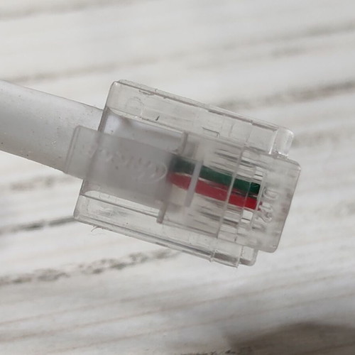RJ11 telephone cables new, pack of 5 pieces