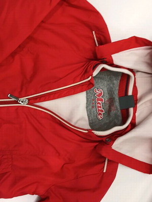 Children's thin windbreaker jacket used, red, size 36 months