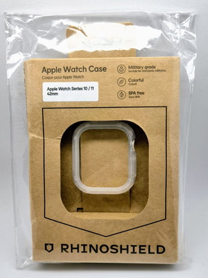 RhinoShield θήκη bumper για Apple Watch Series 10/11 42mm, διαφανής